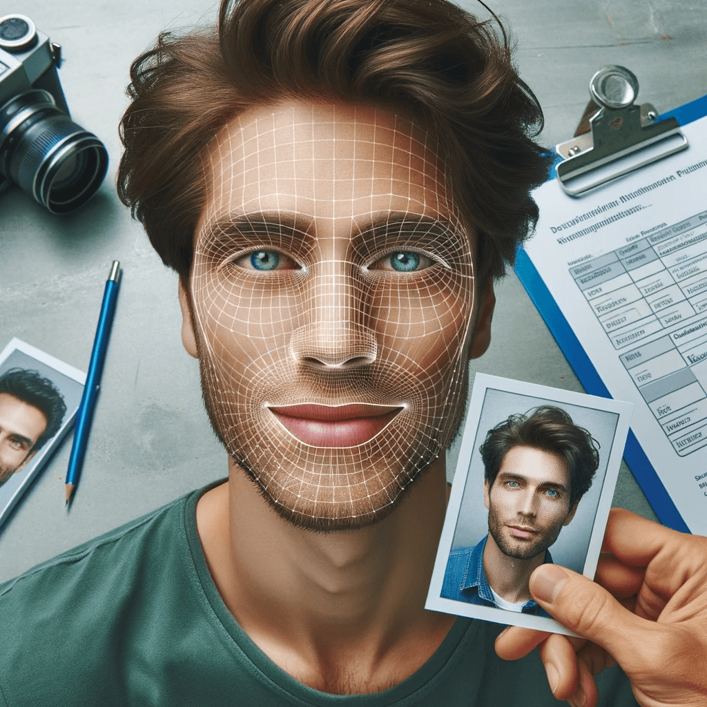 Passbilder für Personalausweis, Biometrisches Passfoto erstellen